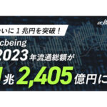 ecbeing 2023年流通総額が1兆2,405億円に